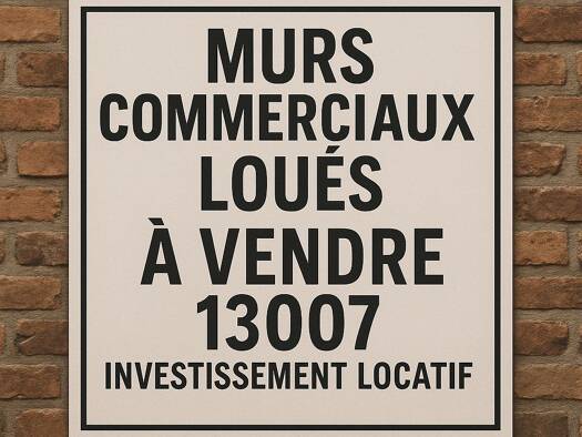 Local commercial à vendre 1 260 000 € 420 m² de surface de vente Saint Victor Marseille 7ème arrondissement 13007
