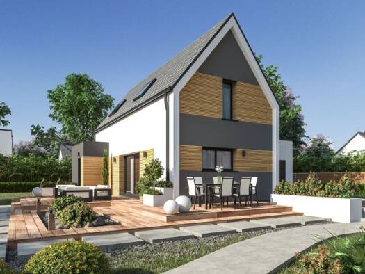 Terrain avec maison neuve à vendre 266 200 € 5 pièces 4 chambres 91 m² 319 m² de terrain Teillé 44440