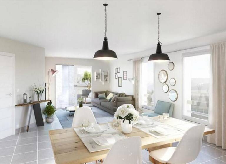 Appartement à vendre 225 000 € 3 pièces 2<br/>chambres 62 m²<br/>superficie Ecquevilly 78920