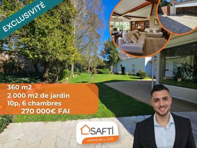 Maison à vendre 270 000 € 10 pièces 6 chambres 360 m² 2 500 m² de terrain Haspres 59198
