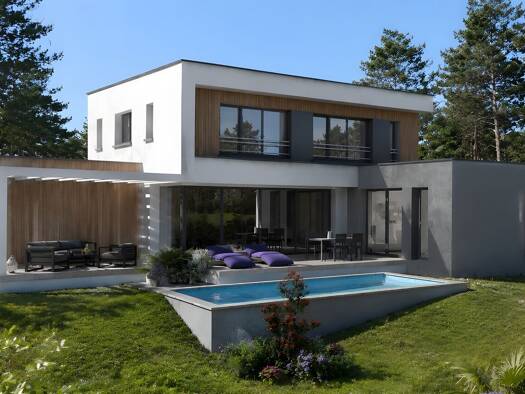 Terrain avec maison neuve à vendre 730 000 € 5 pièces 4 chambres 150 m² 1 200 m² de terrain Centre Dardilly 69570