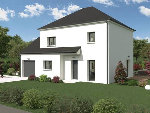 Terrain avec maison neuve à vendre 339 000 € 6 pièces 4 chambres 113 m² 1 177 m² de terrain Larçay 37270