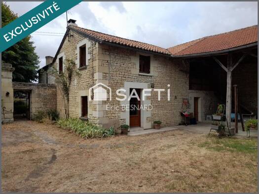 Maison à vendre 139 000 € 4 pièces 2 chambres 90 m² 1 140 m² de terrain Sammarçolles 86200