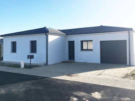 Terrain avec maison neuve à vendre 154 516 € 3 pièces 2 chambres 70 m² 900 m² de terrain Louzac-Saint-André 16100