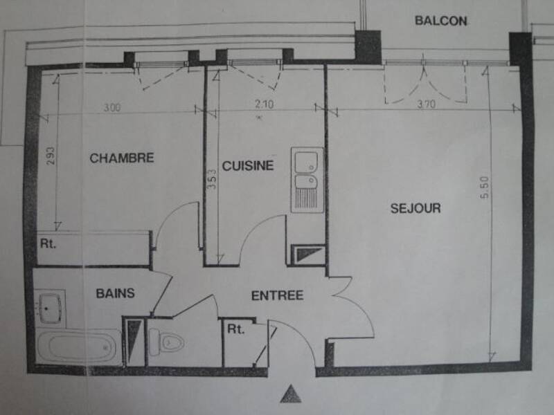 Maison à louer, 50m², JOUY LE MOUTIER