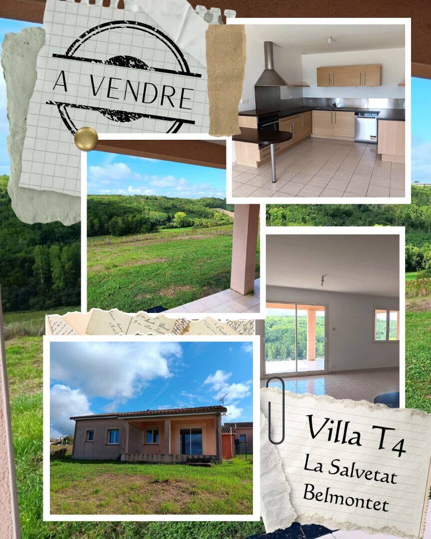 Maison à vendre, 93m², LA SALVETAT BELMONTET