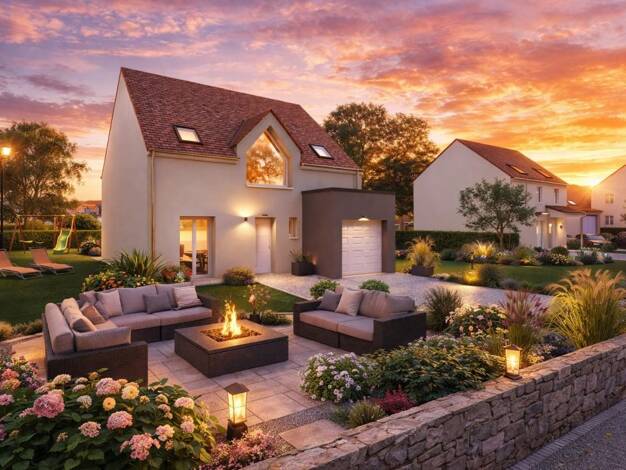 Terrain avec maison neuve à vendre 232 863 € 5 pièces 3 chambres 91,9 m² 1 050 m² de terrain Coyolles 02600