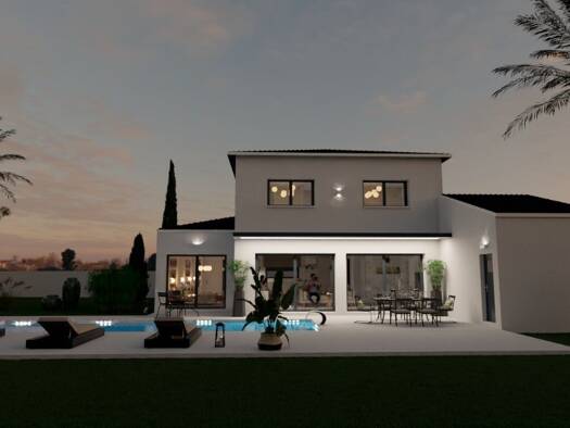 Terrain avec maison neuve à vendre 320 000 € 5 pièces 4 chambres 120 m² 1 407 m² de terrain Centre Lézignan-Corbières 11200