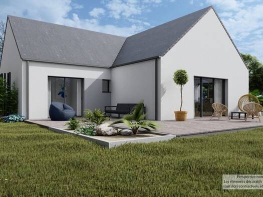 Terrain avec maison neuve à vendre 319 900 € 4 pièces 3 chambres 93 m² 1 190 m² de terrain Lampaul-Plouarzel 29810