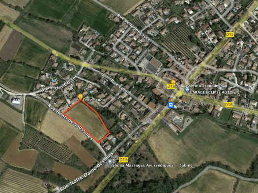 Terrain constructible à vendre 103 000 € 438 m² de terrain Espondeilhan 34290