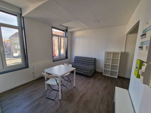 Appartement à louer - logement étudiant 490 € 1 pièce 21 m² 1er étage Armentières 59280