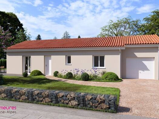 Terrain avec maison neuve à vendre 206 000 € 4 pièces 3 chambres 90 m² 541 m² de terrain Perrex 01540
