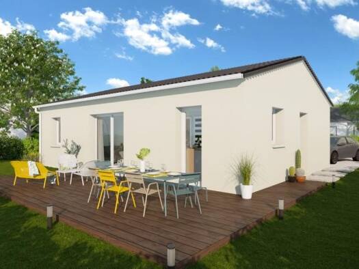 Terrain avec maison neuve à vendre 211 250 € 3 pièces 2 chambres 75 m² 413 m² de terrain Issoire 63500