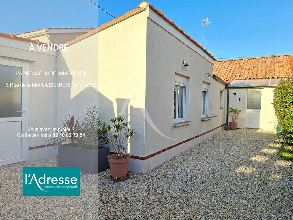 Maison à vendre, 84m², LA BERNERIE EN RETZ