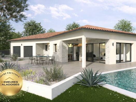 Terrain avec maison neuve à vendre 705 000 € 5 pièces 4 chambres 150 m² 900 m² de terrain Charbonnières-les-Bains 69260