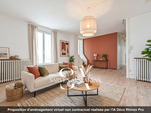 Duplex à vendre 357 000 € 4 pièces 3 chambres 105 m² RDC/1 Juillet Zola Alfortville 94140