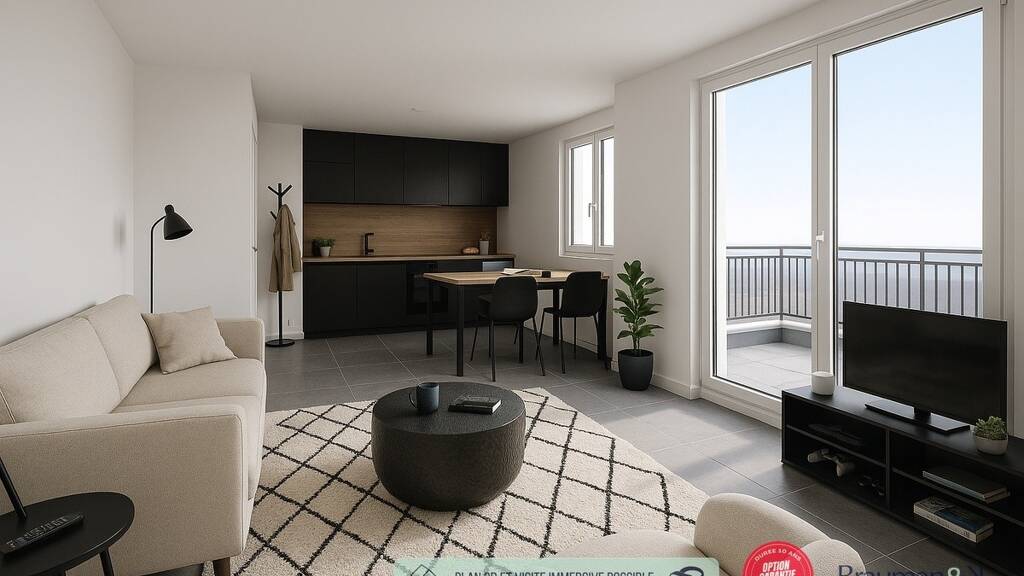 Appartement à vendre 277 500 € 3 pièces 2 chambres 75 m² 1er étage Rive Droite Haubourdin 59320