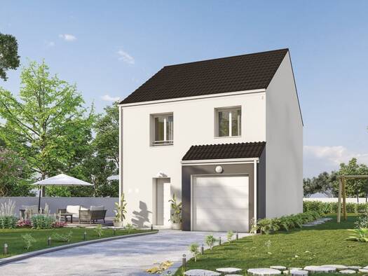 Terrain avec maison neuve à vendre 266 000 € 4 pièces 3 chambres 82 m² 530 m² de terrain Montgé-en-Goële 77230