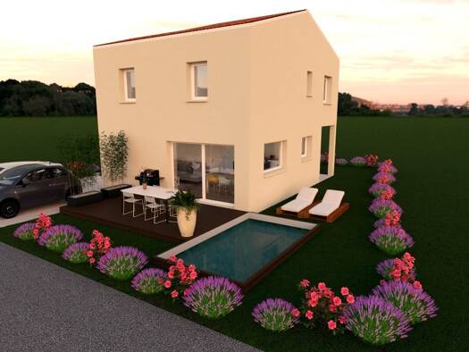 Terrain avec maison neuve à vendre 197 290 € 2 pièces 1 chambre 80 m² 400 m² de terrain Boutenac 11200