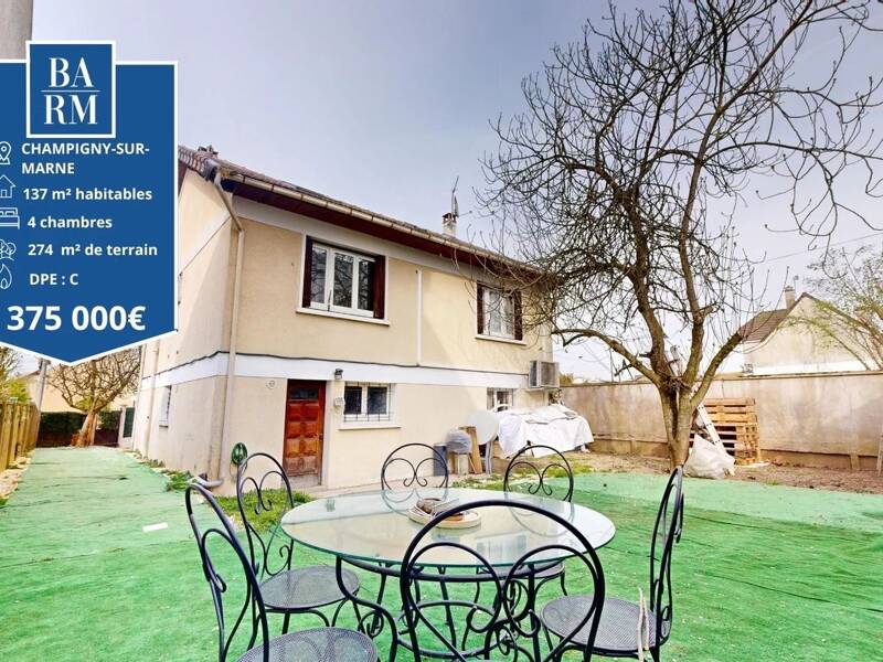 Maison à vendre, 137m², CHAMPIGNY SUR MARNE