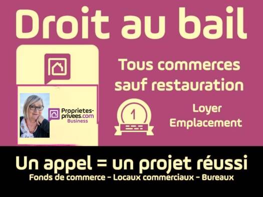 Local commercial avec bail commercial 39 000 € 35 m² de surface de vente Centre Ville Nord Aix-les-Bains 73100