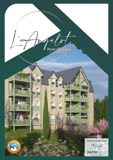 Appartement à vendre - Neuf 210 000 € 2 pièces 1 chambre 56,4 m² disponible à partir du 31/12/2027 Pont-l'Évêque 14130