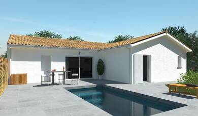Terrain avec maison neuve à vendre 242 000 € Le Burgaud 31330