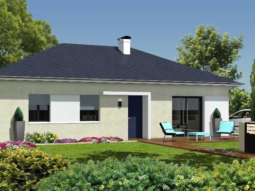 Terrain avec maison neuve à vendre 217 000 € 4 pièces 3 chambres 75 m² 515 m² de terrain Uzos 64110