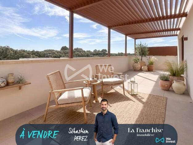 Appartement à vendre 540 000 € 3 pièces 2 chambres 90 m² Étage 3/3 Sud Castries 34160