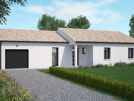 Terrain avec maison neuve à vendre 263 416 € 5 pièces 4 chambres 106 m² 490 m² de terrain Val de Moine Cholet 49300