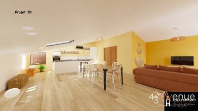 Appartement à vendre 55 000 € 4 pièces 2 chambres 77 m² Centre Ouest Sainte-Sigolène 43600