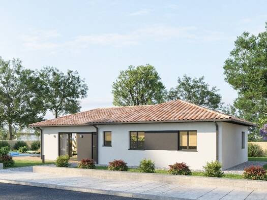 Terrain avec maison neuve à vendre 205 730 € 4 pièces 3 chambres 81 m² 1 126 m² de terrain Sigoulès 24240