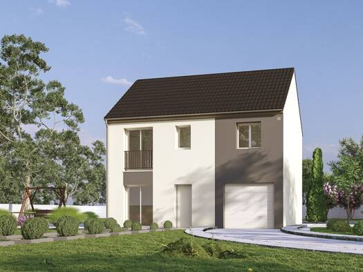 Terrain avec maison neuve à vendre 286 900 € 4 pièces 3 chambres 96 m² 500 m² de terrain Nogent-l'Abbesse 51420