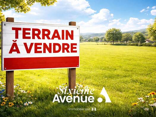 Terrain constructible viabilisé à vendre 69 500 € 1 891 m² de terrain La Chaussée-sur-Marne 51240