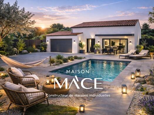 Terrain avec maison neuve à vendre 274 000 € 3 pièces 2 chambres 80 m² 417 m² de terrain Beauvoisin 30640