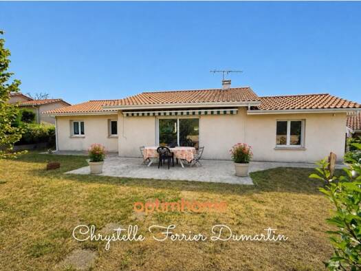 Maison de plain-pied à vendre 299 000 € 6 pièces 4 chambres 111 m² 613 m² de terrain Nord Carbon-Blanc 33560