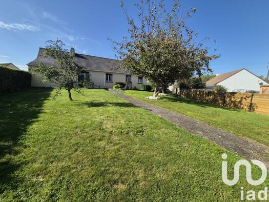 Maison de plain-pied à vendre 169 000 € 5 pièces 3 chambres 96,8 m² 737 m² de terrain Villedieu-les-Poêles-Rouffigny 50800