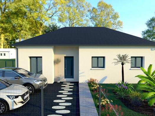 Terrain avec maison neuve à vendre 220 500 € 4 pièces 3 chambres 80 m² 580 m² de terrain Chanteau 45400