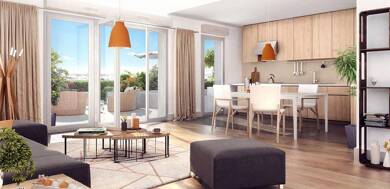 Appartement à vendre 362 000 € 2 pièces 1 chambre 39 m² 1er étage Coteaux du Bel Air Saint-Germain-en-Laye 78100