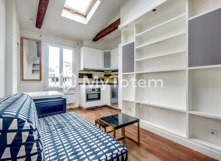 Appartement à vendre 265 000 € 2 pièces 1<br/>chambre 26 m²<br/>superficie Dernier étage, 3/3<br/>étage Paris 19ème 75019