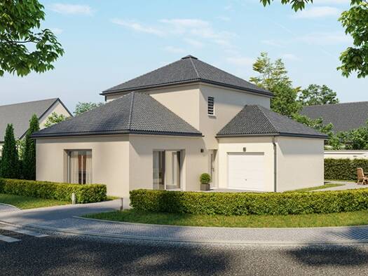 Terrain avec maison neuve à vendre 448 600 € 6 pièces 4 chambres 125 m² 597 m² de terrain Courquetaine 77390