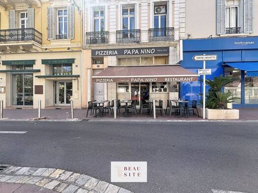 Restaurant à vendre 120 000 € 186 m² d'espace de restauration Centre-ville Cannes 06400