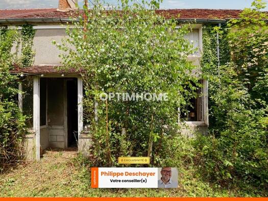 Maison de plain-pied à vendre 23 000 € 4 pièces 2 chambres 48 m² 543 m² de terrain Lussac-les-Églises 87360