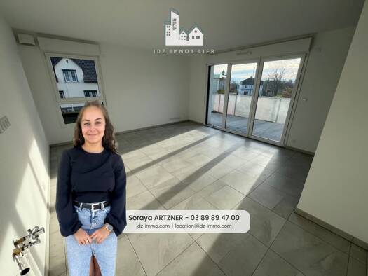 Appartement à louer 1 525 € 4 pièces 1 chambre 93,6 m² Étage 1/4 Centre Sud Ouest Saint-Louis 68300