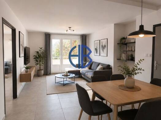Appartement à vendre 167 300 € 4 pièces 3 chambres 61 m² Étage 3/3 Montbernier Bourgoin-Jallieu 38300