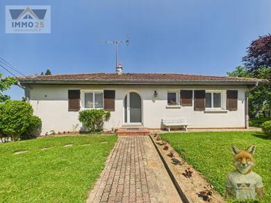 Maison de plain-pied à vendre 229 000 € 4 pièces 3 chambres 94 m² 840 m² de terrain Bonnay 25870