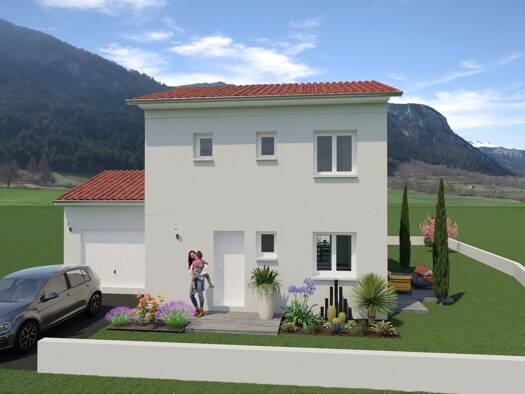 Terrain avec maison neuve à vendre 269 000 € 4 pièces 3 chambres 91 m² 320 m² de terrain Larajasse 69590