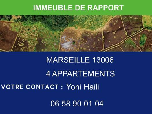 Immeuble à vendre 530 000 € 128 m² Notre Dame du Mont Marseille 6ème arrondissement 13006