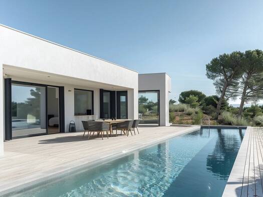 Terrain avec maison neuve à vendre 345 000 € 4 pièces 3 chambres 100 m² 554 m² de terrain Campagne 34160