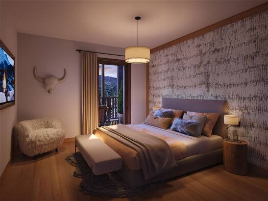 Appartement à vendre - neuf 370 000 € 2 pièces 1 chambre 43,92 m² RDC L'Etelley Samoëns 74340
